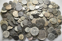A lot containing 289 silver and bronze coins. Including: Roman Imperial, Byzantine and Islamic. Fair about very fine. LOT SOLD AS IS, NO RETURNS. 289 ...
