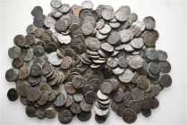 A lot containing 308 bronze coins. All: Roman Imperial. Folles. Fair to fine. LOT SOLD AS IS, NO RETURNS. 308 coins in lot.


From a European colle...