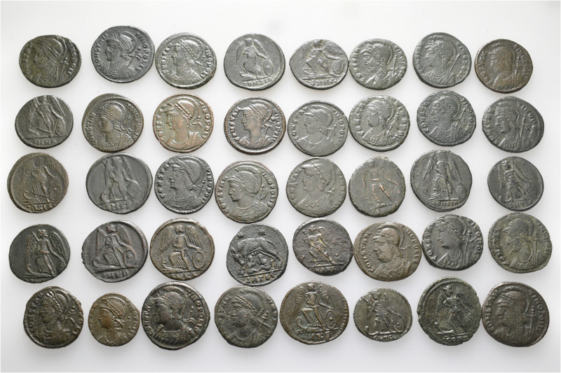 A lot containing 40 bronze coins. All: Commemorative Series. Folles. Fine to ver...