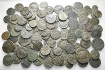 A lot containing 100 bronze coins. All: Roman Imperial. Fine to very fine. Repatinated. LOT SOLD AS IS, NO RETURNS. 100 coins in lot.


From a Euro...