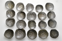 A lot containing 20 bronze coins. All: Byzantine. Very fine to extremely fine. LOT SOLD AS IS, NO RETURNS. 20 coins in lot.


From a European colle...