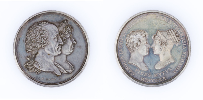 Casa Savoia - Vittorio Emanuele I (1802-1821)  - Medaglia 1820 celebrativa del m...