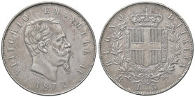 FALSI-RESTRIKE (da studio, moderni, ecc.) - Falsi-Restrike (da studio, moderni, ecc.) - Vittorio Emanuele II Re d'Italia (1861-1878) - 5 Lire 1872 R (...