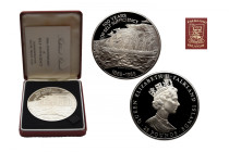 FALKLAND ISLANDS 
Falkland islands 25 Pounds Silver Proof 
25 Pounds ND 1985 KM20