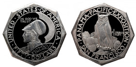 UNITED STATES OF AMERICA 
 United States of America Silver Proof 
 50 dollars Panama Pacific Exposition&nbsp; 5 oz&nbsp;