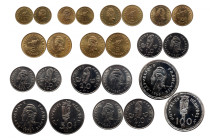 NEW HEBRIDES 
New Hebrides lot of 12 coins UNC 
12 coins of multiple values and materials