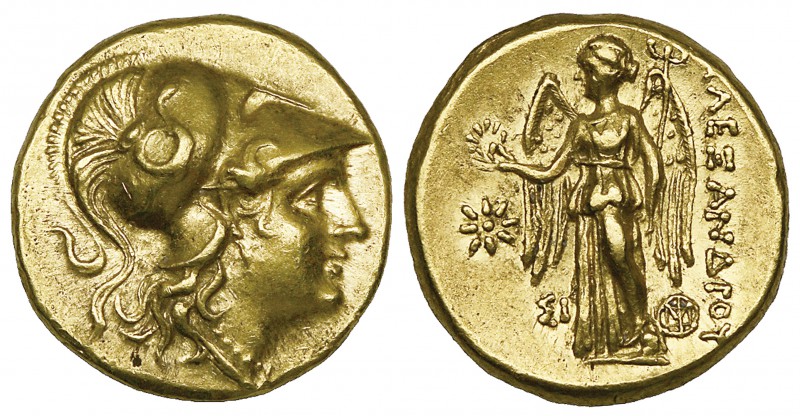 Kings of Macedon, Alexander III (336-323 BC), gold stater, Sinope, c. 230-200 BC...