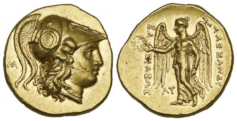 Kings of Macedon, Alexander III (336-323 BC), gold stater, Babylon, c. 323-317 B...