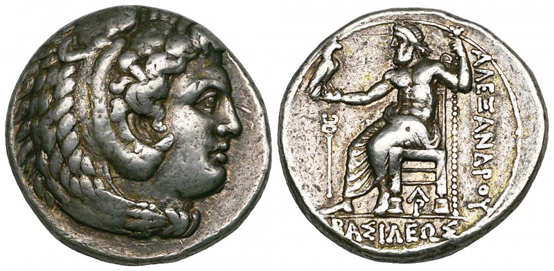 Kings of Macedonia, Alexander III (336-323 BC), tetradrachm, Arados, c. 328-320 ...