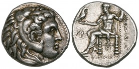 Kings of Macedonia, Alexander III (336-323 BC), tetradrachm, Babylon, c. 317-311 BC, head of Herakles right in lion skin headdress, rev., ΒΑΣΙΛΕΩΣ [ΑΛ...