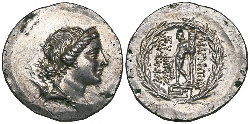 Ionia, Magnesia ad Maeandrum, tetradrachm, c. 150 BC, diademed head of Artemis r...