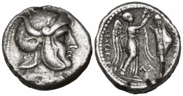 Seleucid Empire, Seleucus I (312-280 BC), drachm, Susa, c. 305/4-295 BC, helmeted head of hero (Seleucus, Alexander and Dionysus) right, rev., Nike er...