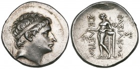 Seleucid Empire, Seleucus II (246-226 BC), tetradrachm, uncertain mint, diademed head right, rev., ΒΑΣΙΛΕΩΣ ΣΕΛΕΥΚΟΥ, Apollo standing left holding arr...