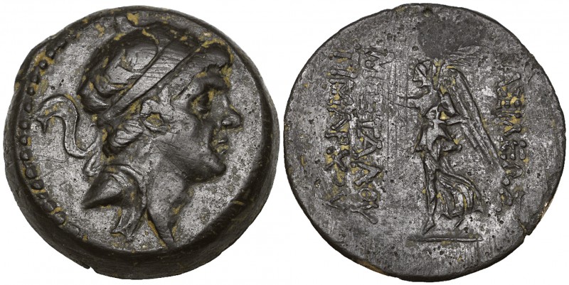 Seleucid Empire, Timarchus, usurper, 164-161 BC, Æ 33mm, Ecbatana, diademed head...
