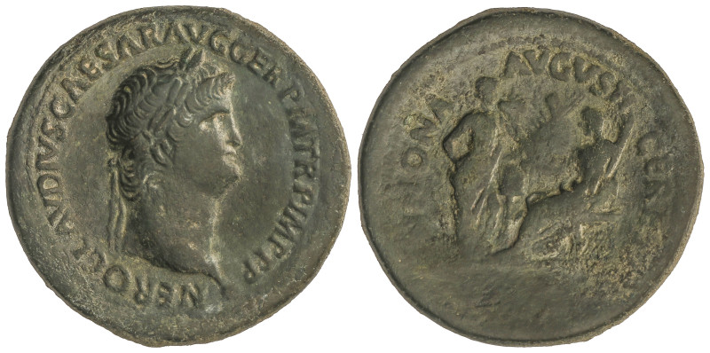 Roman Coins
Roman Empire

Sestercio. 49-68 d.C. NERÓN. Anv.: IMP. NERO CAESAR...