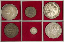 Lots and Collections

Lote 6 monedas. FELIPE V a MÉXICO. AE, AR. FELIPE V: 1/2 Real 1741 México. ISABEL II: 2 Cuartos 1846, 6 Cuartos 1841. ALFONSO ...