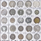 World Lots and Collections

Lote 37 monedas. Siglo XIX-XX. DIFERENTES PAÍSES DEL MUNDO. AR, Al. La mayoría tamaño duro y de plata. Destacan 9 moneda...