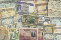 Spanish Banknotes. Lots and Collections

Lote 78 billetes 50 Céntimos a 100 Pesetas. 1907 a 1938. Incluye: 25 Pesetas 1907; 13 billetes 5 (5), 10, 2...