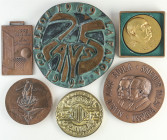 Spanish Medals

Lote 10 medallas. 1930 a 1994. AE, Br, Br dorado. Ø 38 a 110 mm. Todas diferentes. Destacan: 50 Aniv. Soci ORFEO CATALÀ, 75 Aniv. Co...