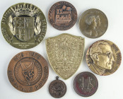 Spanish Medals

Lote 26 medallas. Final del siglo XIX y siglo XX. AE, Br, Metal gris y (1x) AR. Ø 30 a 80 mm. Destaca medalla Pio IX, Casa Provincia...