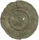Scales and Weights

Ponderal antiguo. 109,17 grs. AE. Ø 91 mm. Posiblemente bizantino. (Oxidaciones, con una perforación, roturas en canto). A EXAMI...