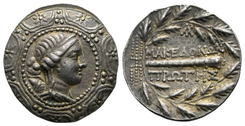 Macedon under the Romans, Tetradrachm circa 174-139, AR 33.00 mm., 16.75 g.

T...