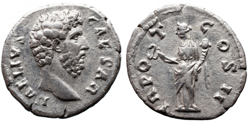 Roman Imperial 
Aelius AR Denarius. Rome, AD 137. L AELIVS CAESAR, bare head ri...