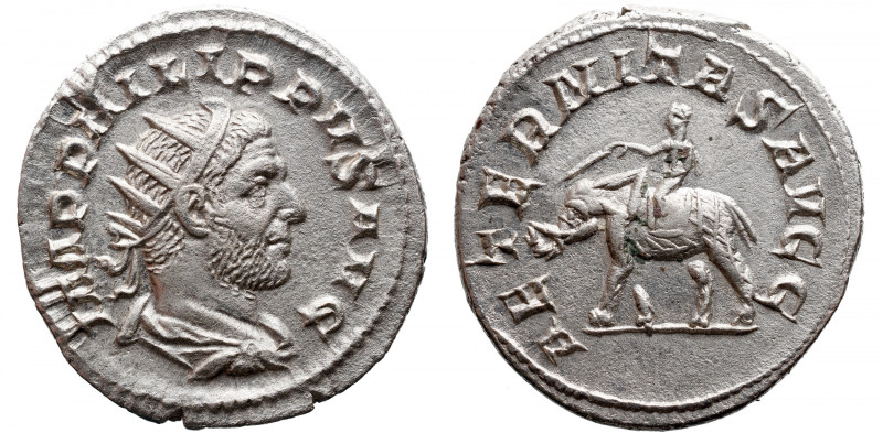 Roman Imperial 
PHILIP I THE ARAB (244-249). Antoninianus. Rome. 
Saecular Gam...