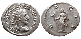 Roman Imperial 
TRAJANUS DECIUS (249-251). Antoninianus. Rome. 
Obv: IMP C M Q TRAIANVS DECIVS AVG. Radiate and cuirassed bust right. 
Rev: DACIA. ...