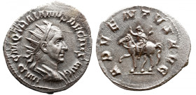 Roman Imperial 
TRAJANUS DECIUS (249-251). Antoninianus. Rome. 
Obv: IMP CAE TRA DEC AVG. Radiate and cuirassed bust right. 
Rev: GEN ILLVRICI. Gen...