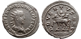 Roman Imperial 
HERENNIUS ETRUSCUS (Caesar, 249-251). Antoninianus. Antioch 
Obv: EREN ETRV MES Q V DECIVS CAESAR, radiate and draped bust to right;...