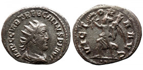 Roman Imperial 
TREBONIANUS GALLUS (252-253). Antoninianus. Antioch. 
Obv: IMP C C VIB TREB GALLVS PF AVG. Radiate and cuirassed bust right 
Rev: V...