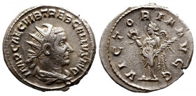 Roman Imperial TREBONIANUS GALLUS (252-253). Antoninianus. Rome. 
Obv: IMP CAE C VIB TREB GALLVS AVG. Radiate, draped and cuirassed bust right. 
Rev...