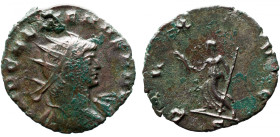 Roman Imperial 
GALLIENUS (253-268). Antoninianus. Mediolanum. 
 Obv: IMP GALLIENVS AVG. Radiate head right. 
 Rev: PAX AVG / T Pax advancing left,...