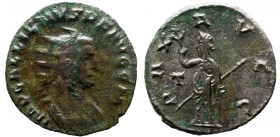 Roman Imperial 
GALLIENUS (253-268). Antoninianus. Rome. 
 Obv: IMP GALLIENVS P F AVG G M. Radiate head right. 
 Rev: PAX AVGG / T Pax standing lef...