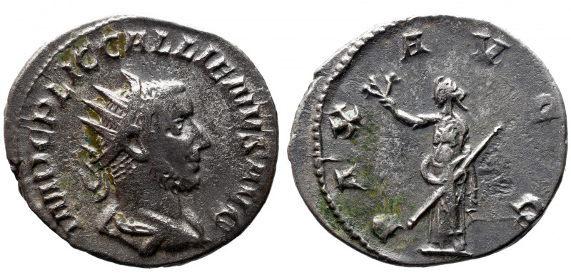 Roman Imperial 
GALLIENUS (253-268). Antoninianus. Rome. 
 Obv: IMP C P LIC GA...