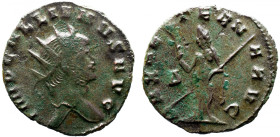 Roman Imperial Coins 
GALLIENUS (253-268). Antoninianus. Rome. 
Obv: IMP CAES GALLIENVS AVG. Radiate head right. 
Rev: PAX AETERNA AVG / Δ . Pax st...