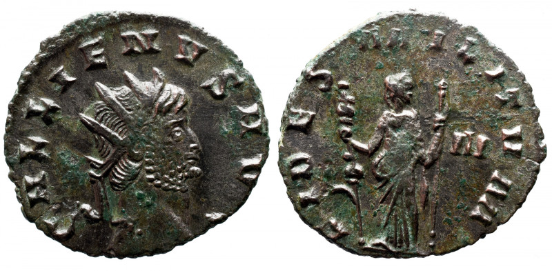 Roman Imperial 
GALLIENUS (253-268). Antoninianus. Rome. 
Obv: GALLIENVS AVG, ...
