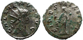 Roman Imperial 

 GALLIENUS (253-268). Antoninianus. Rome. 
 

 Obv: GALLIENVS AVG.&nbsp; Radiate&nbsp; bust right. 
 

 Rev: FIDES MILITVM.&n...