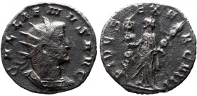 Roman Imperial&nbsp; 

 GALLIENUS (253-268). Antoninianus. Mediolanum. 
 

 Obv: GALLIENVS AVG.&nbsp; Radiate and cuirassed bust right. 
 

 R...