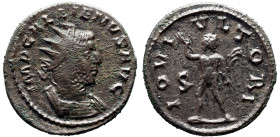 Roman Imperial 
GALLIENUS (253-268). Antoninianus. Rome. 
Obv: IMP GALLIENVS AVG. Radiate, draped and cuirassed bust right. 
Rev: IOVI VLTORI / S. ...