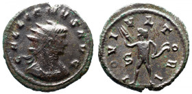 Roman Imperial 
GALLIENUS (253-268). Antoninianus. Rome. 
Obv: GALLIENVS AVG. Radiate and cuirassed bust right. 
Rev: IOVI VLTORI. Jupiter standing...