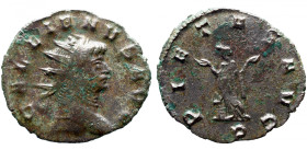 Roman Imperial 
GALLIENUS (253-268). Antoninianus. Mediolanum, 
Obv: GALLIENVS AVG, radiate bust to right, slight drapery on far shoulder 
Rev: PIE...
