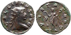 Roman Imperial 
GALLIENUS (253-268). Antoninianus. Mediolanum, 
Obv: GALLIENVS AVG, radiate bust to right, slight drapery on far shoulder 
Rev: PIE...