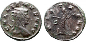 Roman Imperial 
GALLIENUS (253-268). Antoninianus. Mediolanum, 
Obv: GALLIENVS AVG, radiate bust to right, slight drapery on far shoulder 
Rev: PIE...