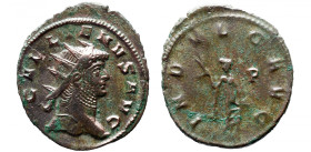 Roman Imperial 
GALLIENUS (253-268). Antoninianus. Rome, 
Obv: GALLIENVS AVG, radiate bust to right, slight drapery on far shoulder 
Rev: INDVLG AV...