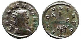 Roman Imperial 
GALLIENUS (253-268). Antoninianus. Rome, 
Obv: GALLIENVS AVG, radiate bust to right, slight drapery on far shoulder 
Rev: INDVLG AV...