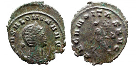 Roman Empire 
Salonina (Augusta 254-268 ) Antoninianus, Rome. 
Obv: SALONINA AVG, diademed and draped bust right, set on crescent. 
 Rev: FECVNDITA...