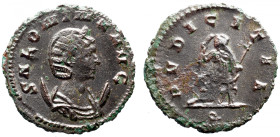 Roman Imperial 
SALONINA (Augusta, 254-268). Antoninianus. Rome. 
Obv: SALONINA AVG Diademed and draped bust of Salonina set to right on crescent. ...