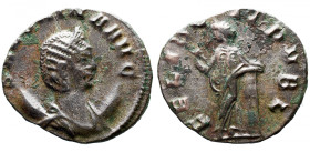 Roman Imperial 
SALONINA (Augusta, 254-268). Antoninianus. Mediolanum. 
Obv: SALONINA AVG. Draped bust right, wearing stephane and set upon crescent...